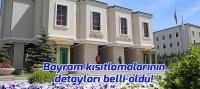 Bayram kısıtlamalarının detayları belli oldu