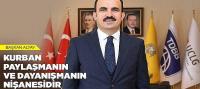 Başkan Altay: “Kurban Paylaşmanın ve Dayanışmanın Nişanesidir”