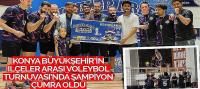 Konya Büyükşehir’in İlçeler Arası Voleybol Turnuvası’nda Şampiyon Çumra Oldu