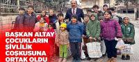 Başkan Altay Çocukların Şivlilik Coşkusuna Ortak Oldu