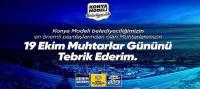 19 Ekim Muhtarlar Günü Kutlu Olsun