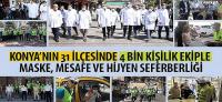 31 İlçede 4 Bin Kişilik Ekiple Maske, Mesafe Ve Hijyen Seferberliği