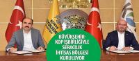 Büyükşehir-KOP İşbirliğiyle Seracılık İhtisas Bölgesi Kuruluyor