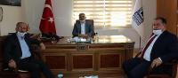 Kaymakam Özdemir ve Başkan Bayındır'dan KOSKİ Genel Müdürlüğüne Ziyaret