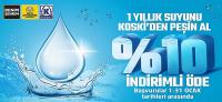 KOSKİ’den Peşin Suda Yüzde 10 İndirim
