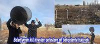 Belediyenin kül kovaları şahıslara ait bahçelerde bulundu