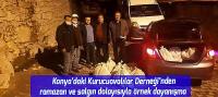 Konya’daki Kurucuovalılar Derneği’nden ramazan ve salgın dolayısıyla örnek dayanışma