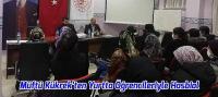 Müftü Kükrek’ten Yurtta Öğrencileriyle Hasbial