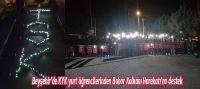 Beyşehir’de KYK yurt öğrencilerinden Bahar Kalkanı Harekatı’na destek