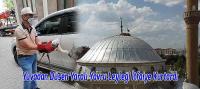 Cami Kubbesindeki Yuvadan Düşen Yaralı Yavru Leyleği İtfaiye Kurtardı