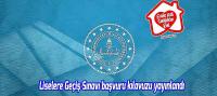 Liselere Geçiş Sınavı başvuru kılavuzu yayınlandı