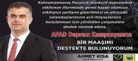 Derebucak Belediye Başkanı Kısa, AFAD’a  Bir Maaşını Bağışladı