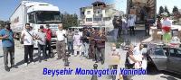Beyşehirli STK'lar Manavgat’ın Yanında