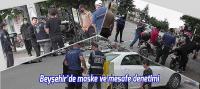 Beyşehir’de maske ve mesafe denetimi