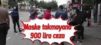 Maske takmayana 900 lira ceza