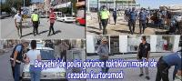 Beyşehir’de polisi görünce taktıkları maske de cezadan kurtaramadı