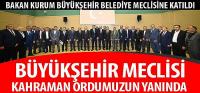 Büyükşehir Meclisi Kahraman Ordumuzun Yanında