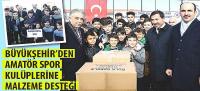 Büyükşehir’den Amatör Spor Kulüplerine Malzeme Desteği