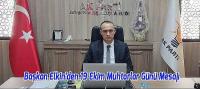 Başkan Elkin’den 19 Ekim Muhtarlar Günü Mesajı