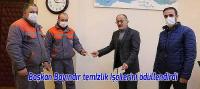 Başkan Bayındır temizlik işçilerini ödüllendirdi