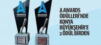 A Awards Ödülleri’nde Konya Büyükşehir’e 2 Ödül Birden
