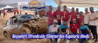 Beyşehirli Ofroadcular Elbistan’dan Kupalarla döndü