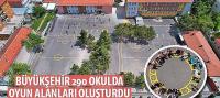 Büyükşehir 290 Okulda Oyun Alanları Oluşturdu