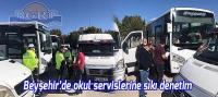 Beyşehir’de okul servislerine sıkı denetim