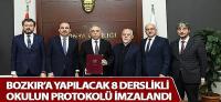 Bozkır’a Yapılacak 8 Derslikli Okulun Protokolü İmzalandı