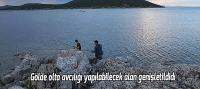 Gölde olta avcılığı yapılabilecek alan genişletildi