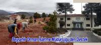 Beyşehir Orman İşletme Müdürlüğü’den Vatandaşa Destek