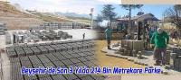 Beyşehir'de Son 3 Yılda 214 Bin Metrekare Parke