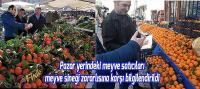 Pazar yerindeki meyve satıcıları meyve sineği zararlısına karşı bilgilendirildi