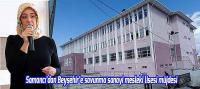 Samancı’dan Beyşehir’e savunma sanayi mesleki lisesi müjdesi