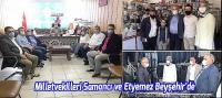Milletvekilleri Samancı ve Etyemez Beyşehir'de