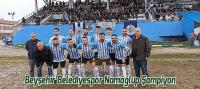 Beyşehir Belediyespor Namağlup Şampiyon