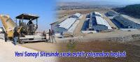 Yeni Sanayi Sitesinin Sıcak Asfalt Çalışmaları Başladı