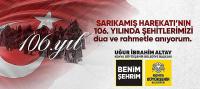 Sarıkamış Şehitlerimizi Rahmetle Anıyoruz