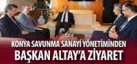 Konya Savunma Sanayi Yönetiminden Başkan Altay’a Ziyaret