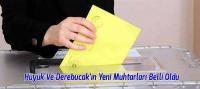 Hüyük Ve Derebucak'ın Yeni Muhtarları Belli Oldu