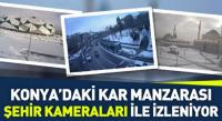 Kar Manzarası Şehir Kameraları İle İzleniyor