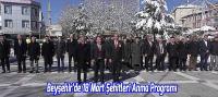 Beyşehir’de 18 Mart Şehitleri Anma Programı
