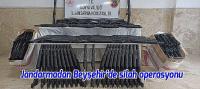 Jandarmadan Beyşehir'de silah operasyonu