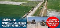 Karatay’da 13,7 Kilometrelik Mahalle Yolu Yapılıyor