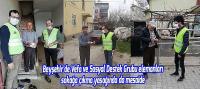Beyşehir'de Vefa ve Sosyal Destek Grubu elemanlarısokağa çıkma yasağında da mesaide