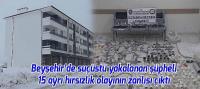 Beyşehir'de suçüstü yakalanan şüpheli, 15 ayrı hırsızlık olayının zanlısı çıktı