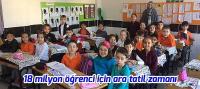 Okullarda ilk ara tatil başlıyor. 