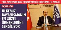 Başkan Altay: Ülkemiz Dayanışmanın En Güzel Örneklerini Sergiliyor