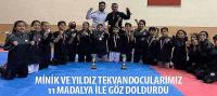 Minik ve Yıldız Tekvandocularımız 11 Madalya ile Göz Doldurdu