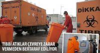 Tıbbi Atıklar Çevreye Zarar Vermeden Bertaraf Ediliyor